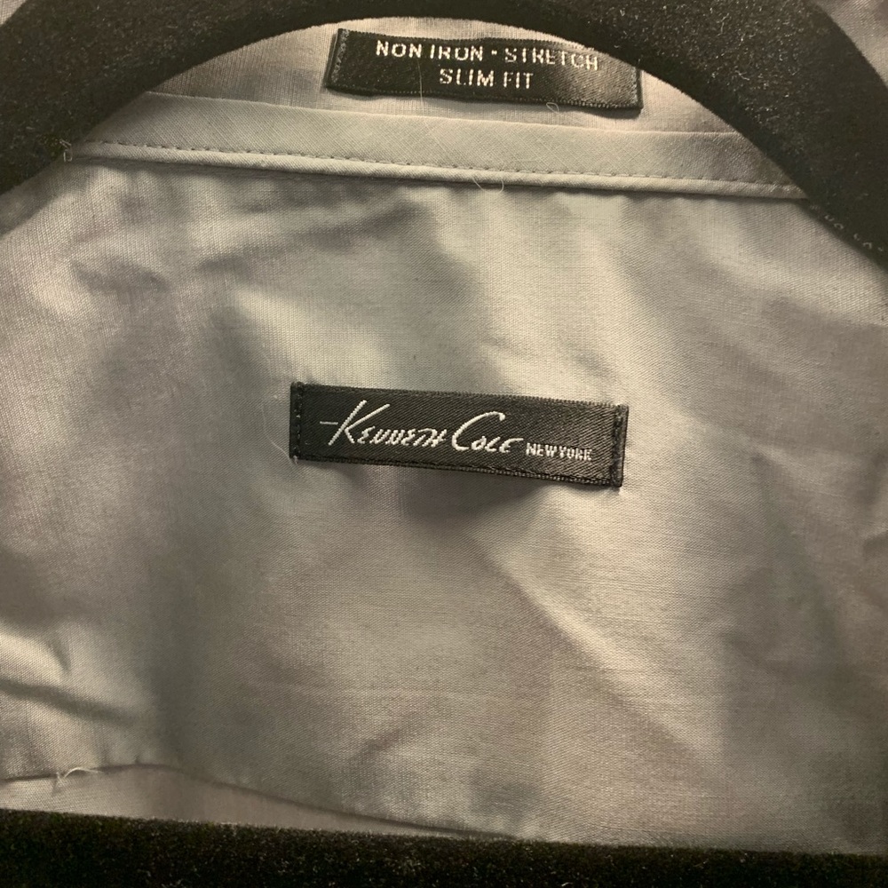 Slate colored button down (Kenneth Cole) - Picture 2 of 3